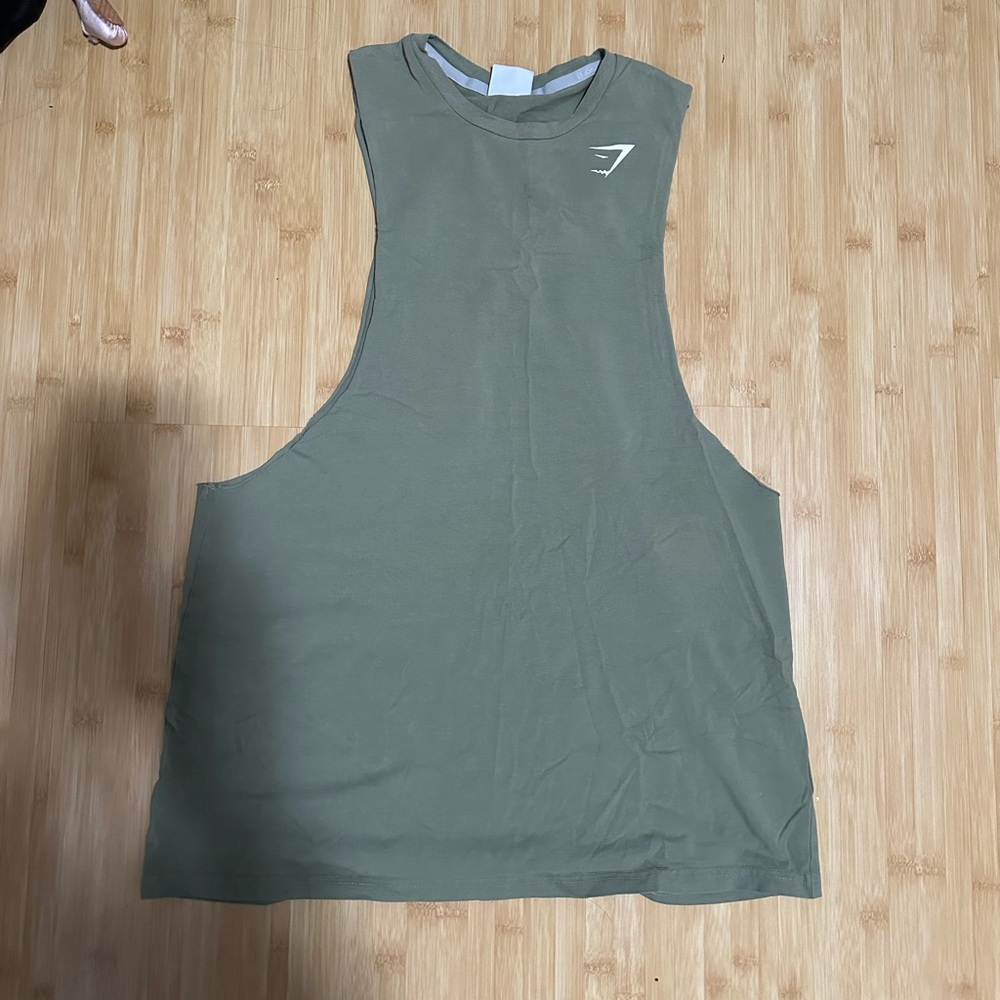 Gymshark Muscle Tank - Olive Green